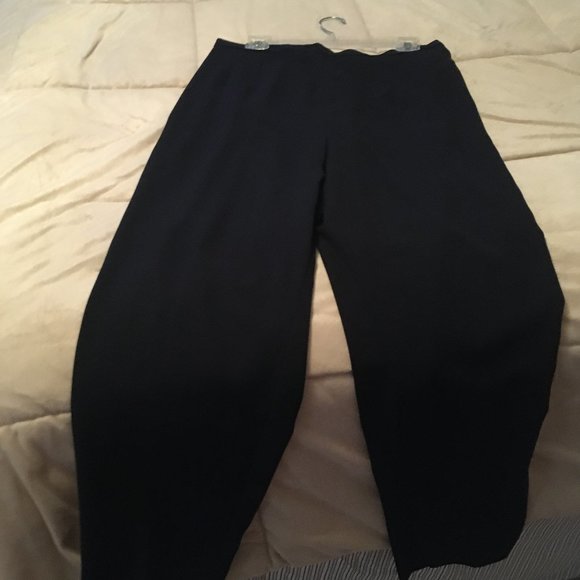 Vintage Positive Attitude Navy Blue 2pc. Pantsuit - Picture 7 of 11